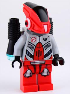 LEGO Minifigure-Red Robot Sidekick with Jet Pack-Space / Galaxy Squad-GS006-Creative Brick Builders